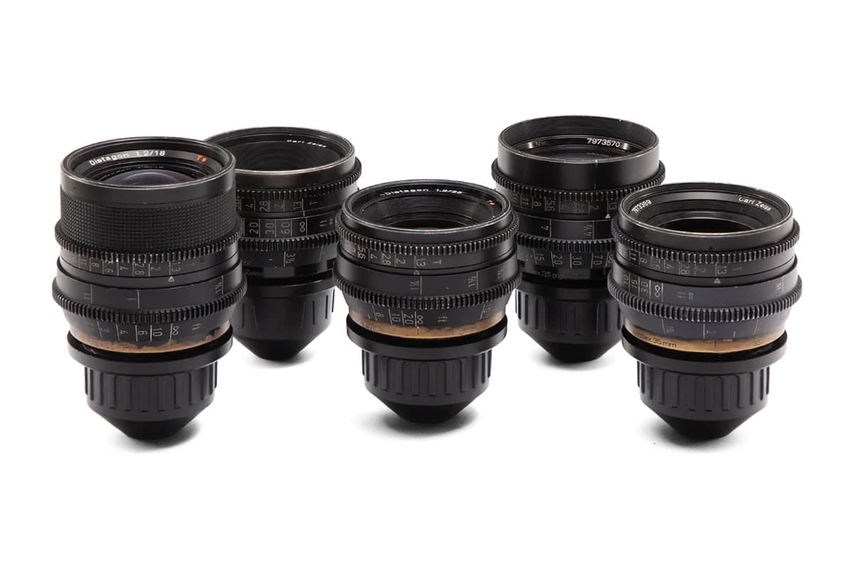 ZEISS Super Speed Mk III, MKIII five-lens set