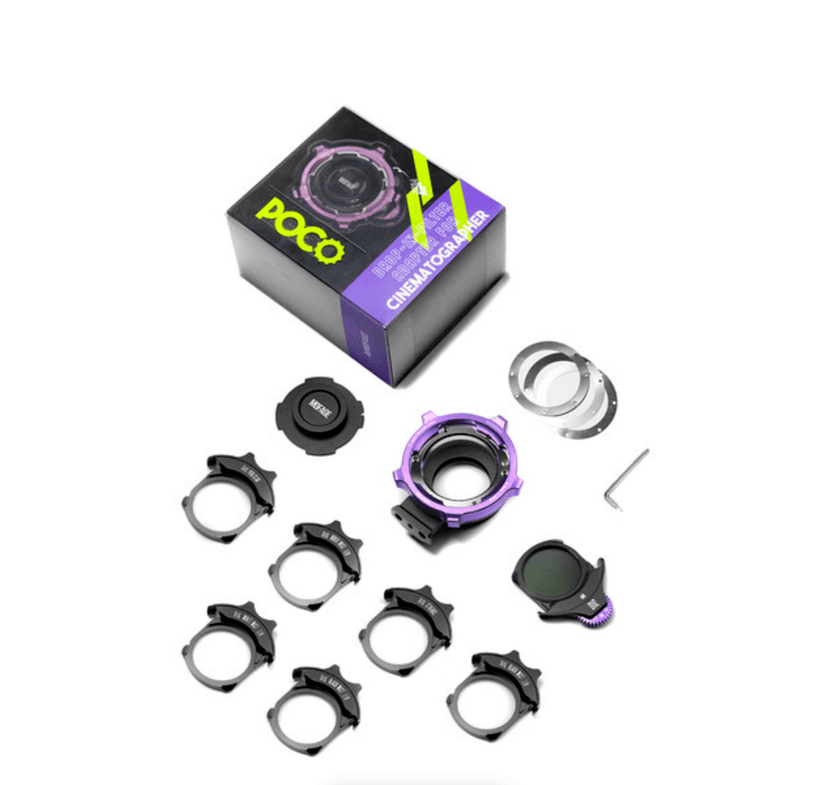 MOFAGE POCO Drop-In Filter Lens Mount Adapter Advanced Kit (Canon RF to PL)