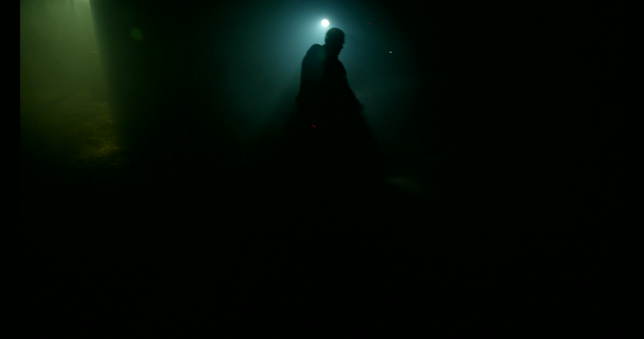 Still frame titled "Backlit Tunnel Silhouette" from the Filmsupply Factory Bike TV Construction Selects source drop.