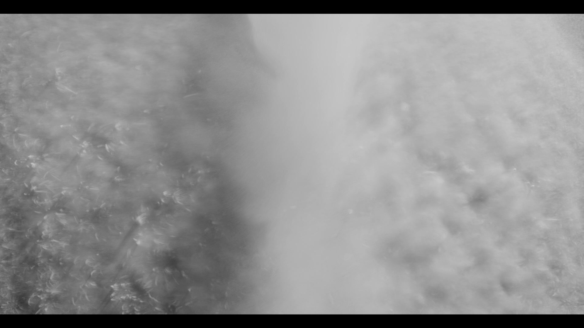 Still frame titled "Powder Stringout Surface Detail" from the GLM Filmsupply Frame Grab Titles source drop.