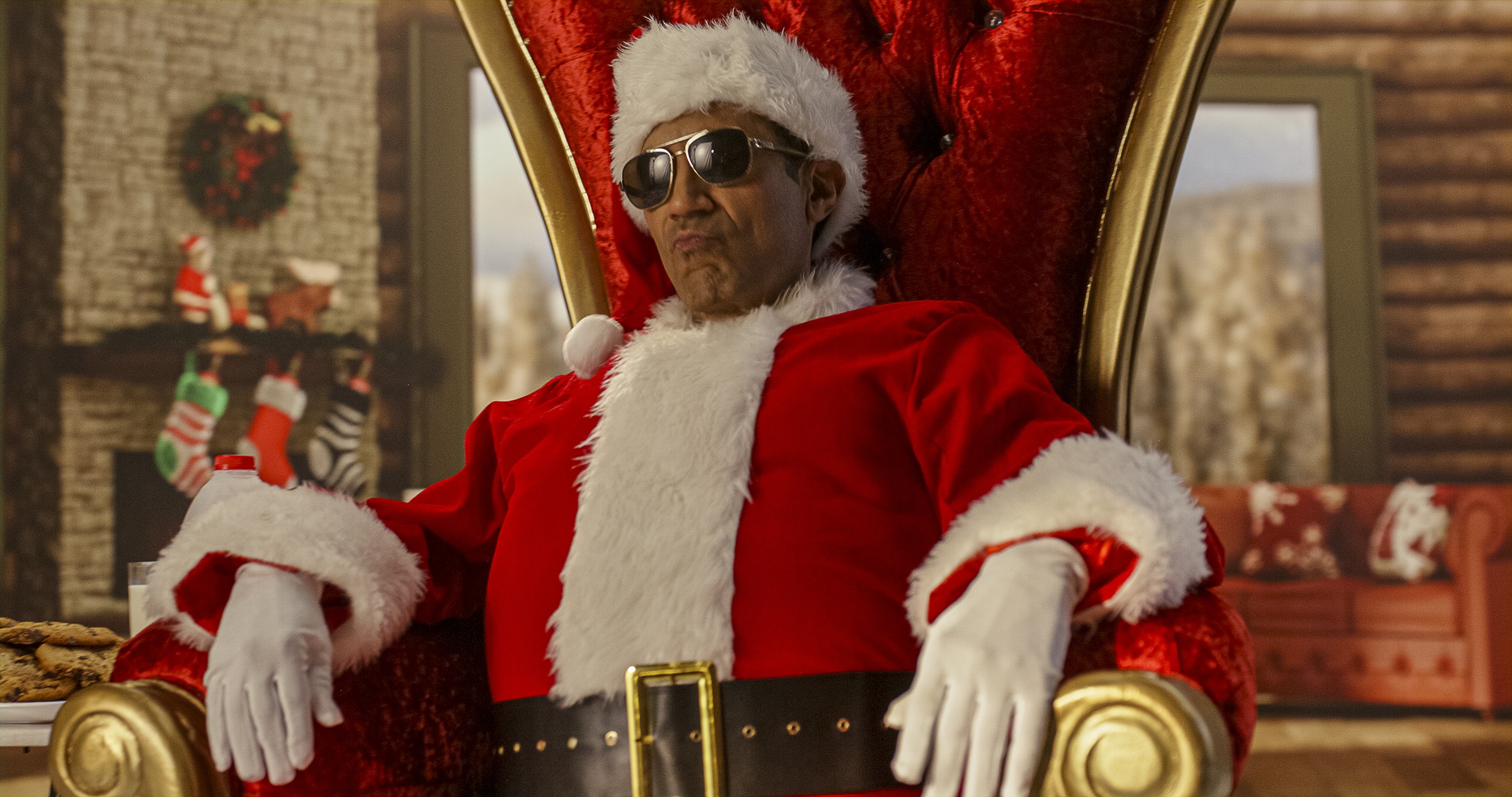 Still frame titled "Santa Throne Interior" from the GLM Filmsupply Frame Grab Titles source drop.