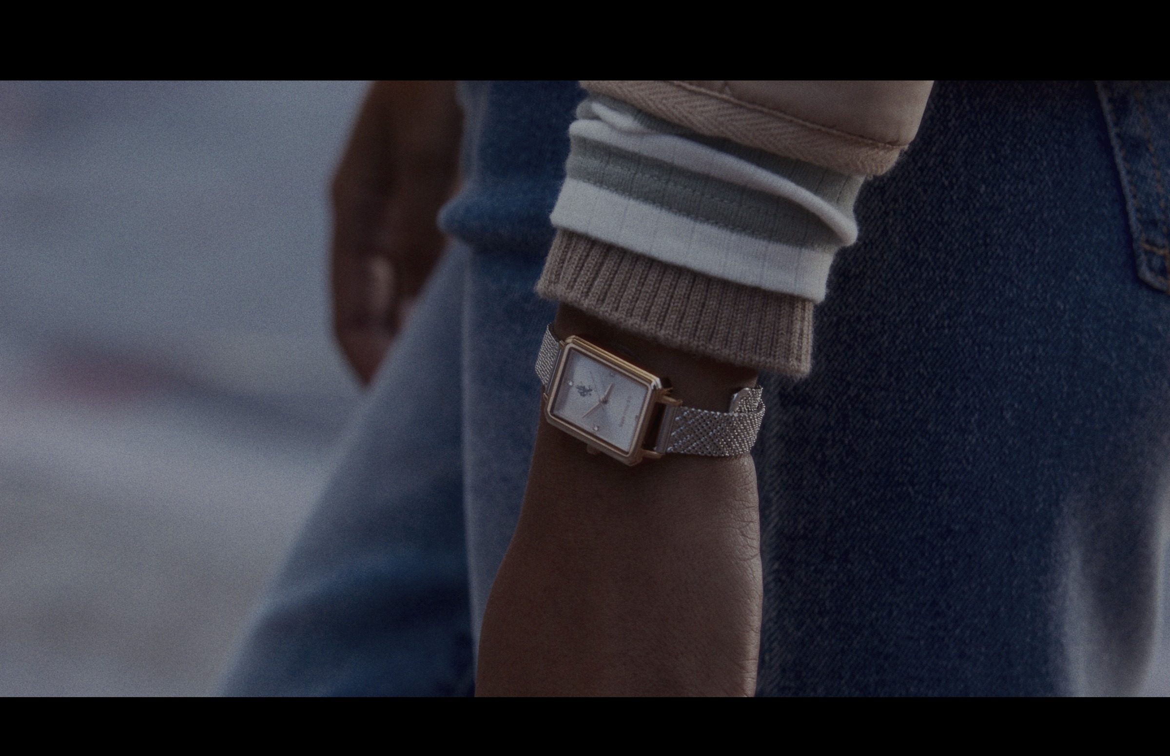 Still frame titled "Wristwatch Detail" from the GLM Filmsupply Frame Grab Titles source drop.